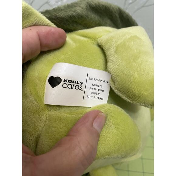 Kohls Cares Green Turtle Plush 12" There Is a Tribe of Kids Stuffed Animal Toy - Picture 7 of 9